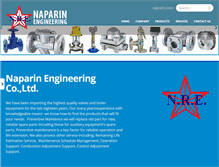 Tablet Screenshot of naparin.com